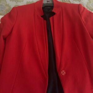 Zara Vibrant Red Women's Blazer